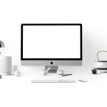 Apple, computer, desk — Top Interior Design Trends in Bengaluru for 2025